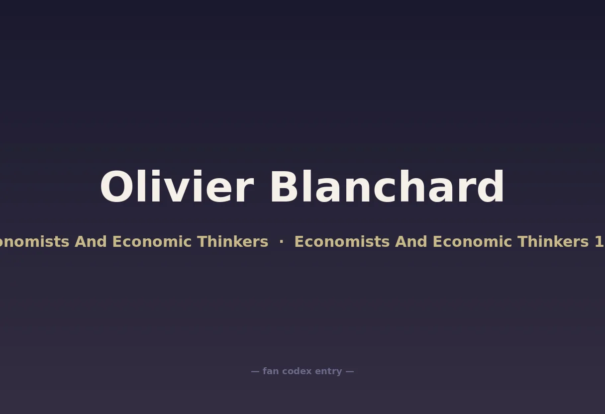 Olivier Blanchard