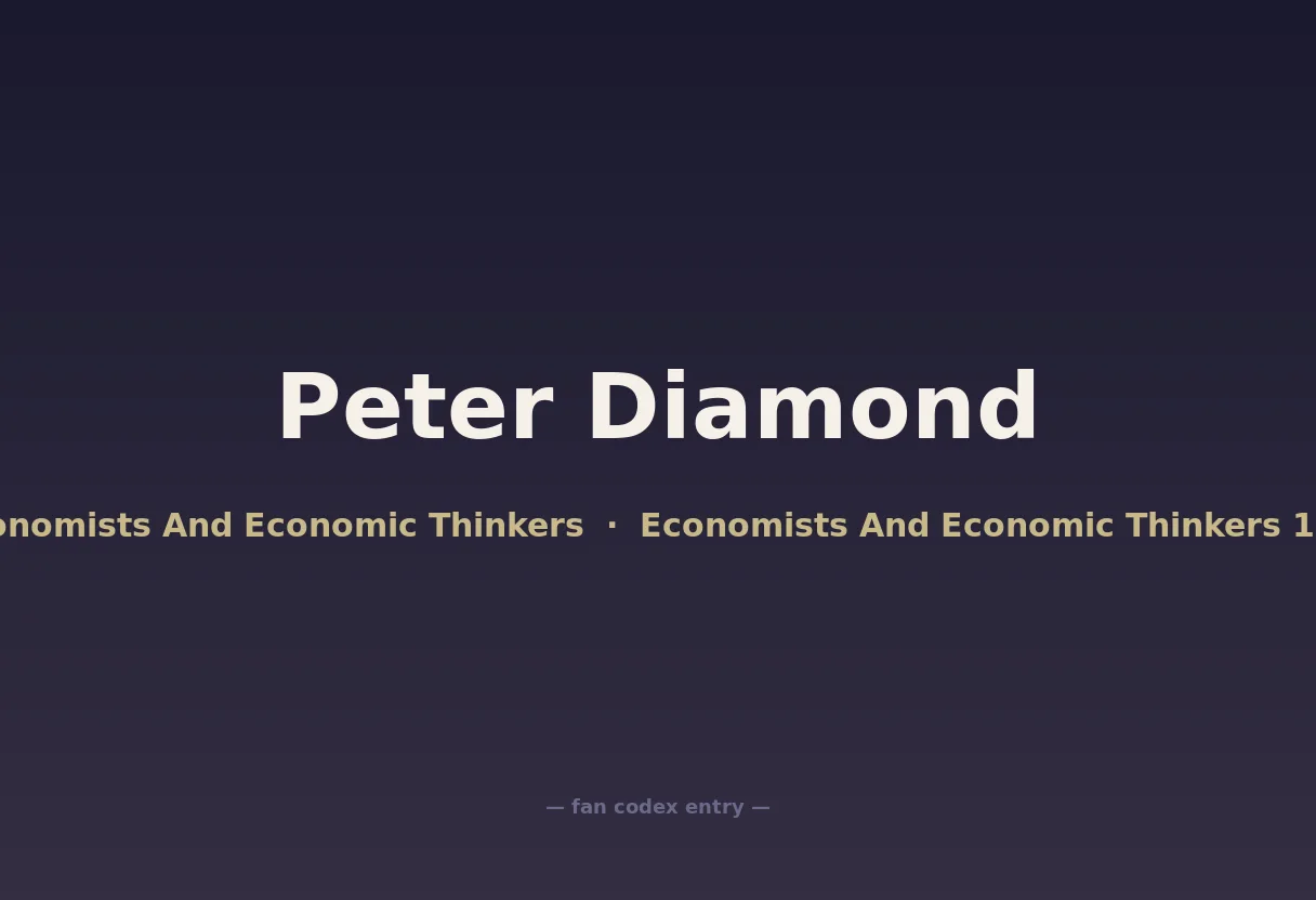 Peter Diamond