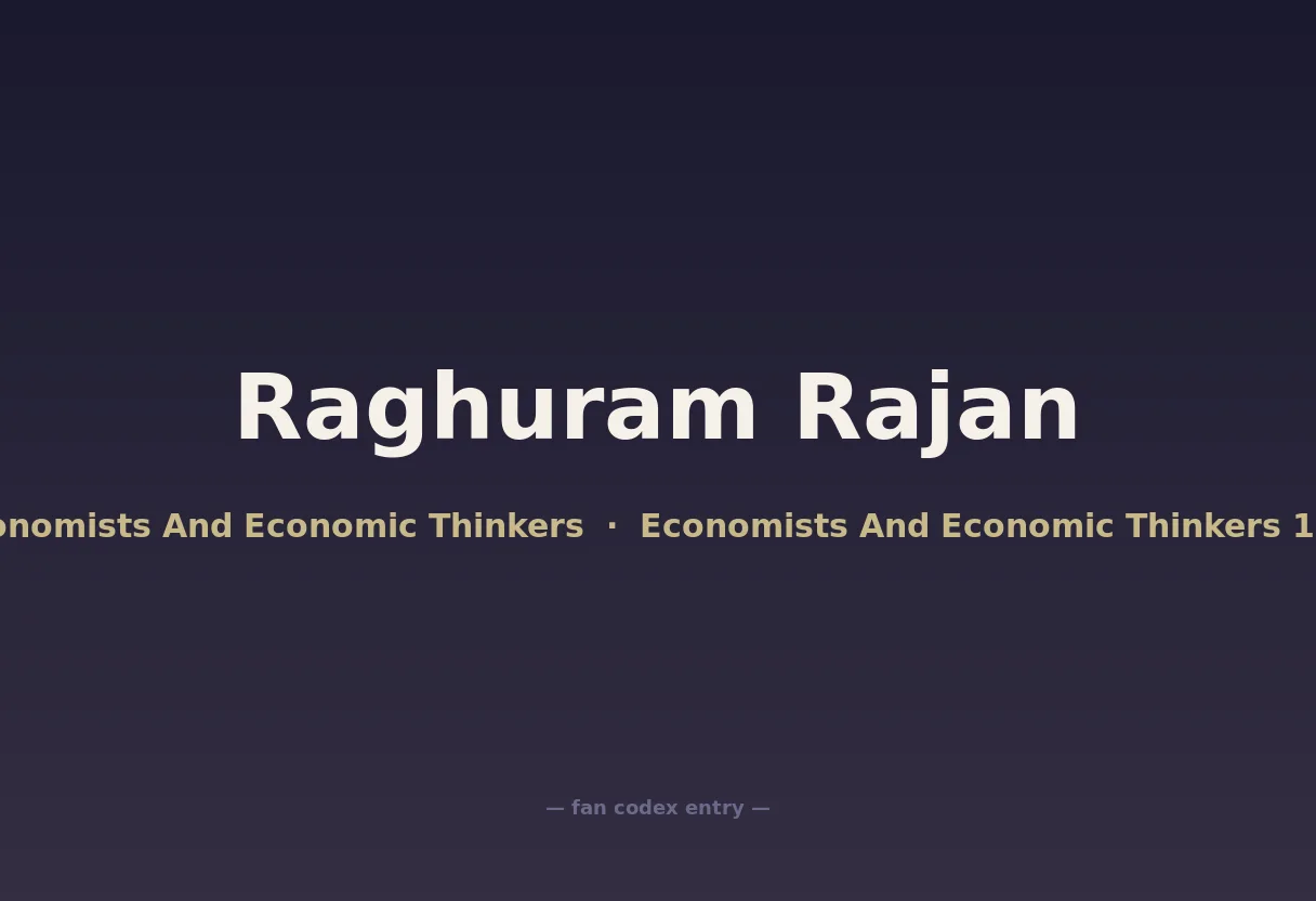 Raghuram Rajan