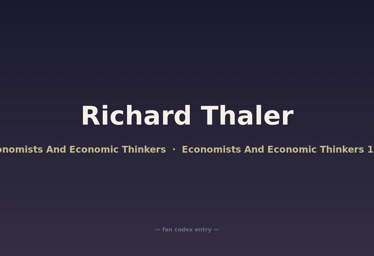 Richard Thaler