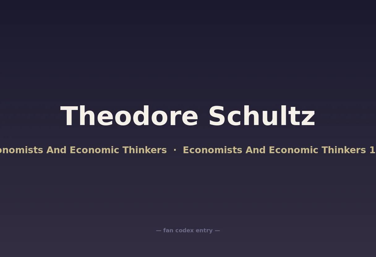 Theodore Schultz