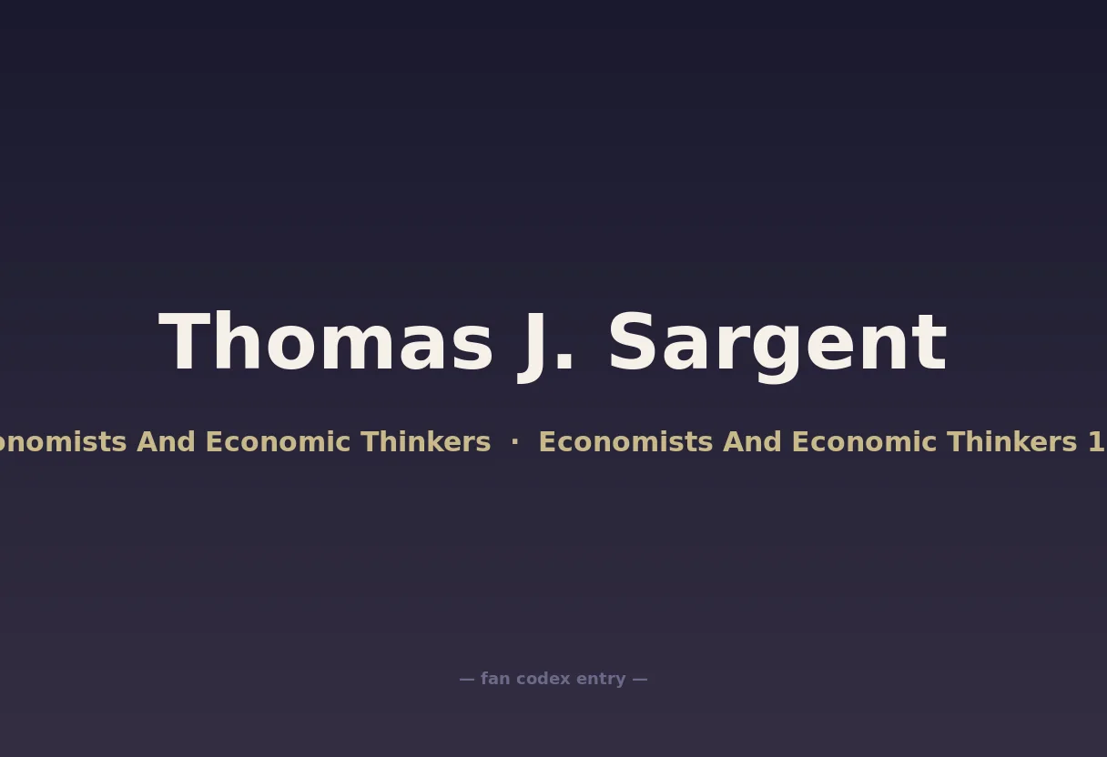 Thomas J. Sargent