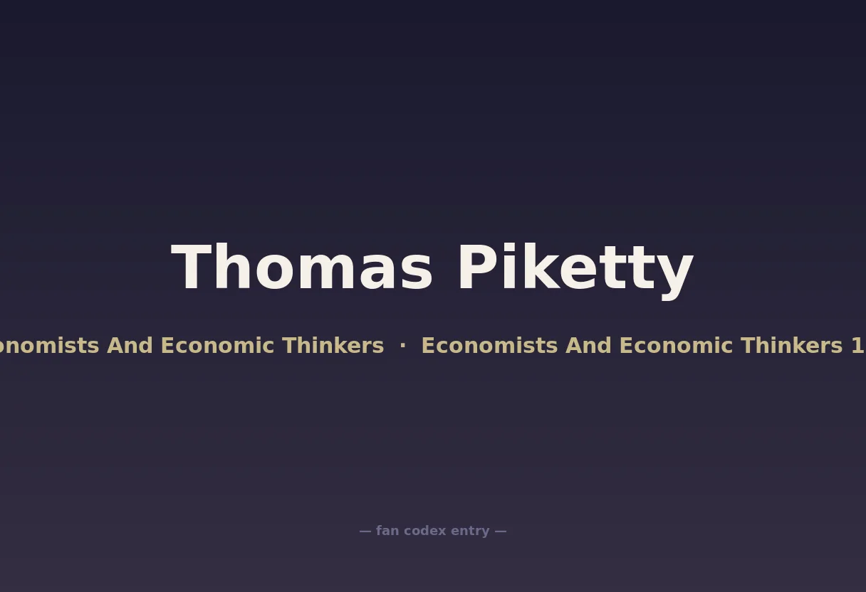 Thomas Piketty